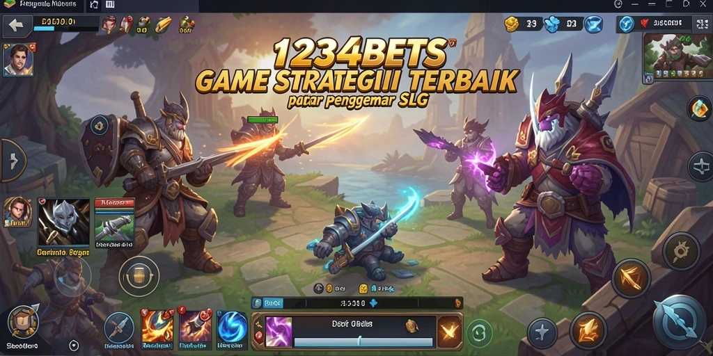 Tampilan gameplay SLG yang menakjubkan dalam 1234BETS.