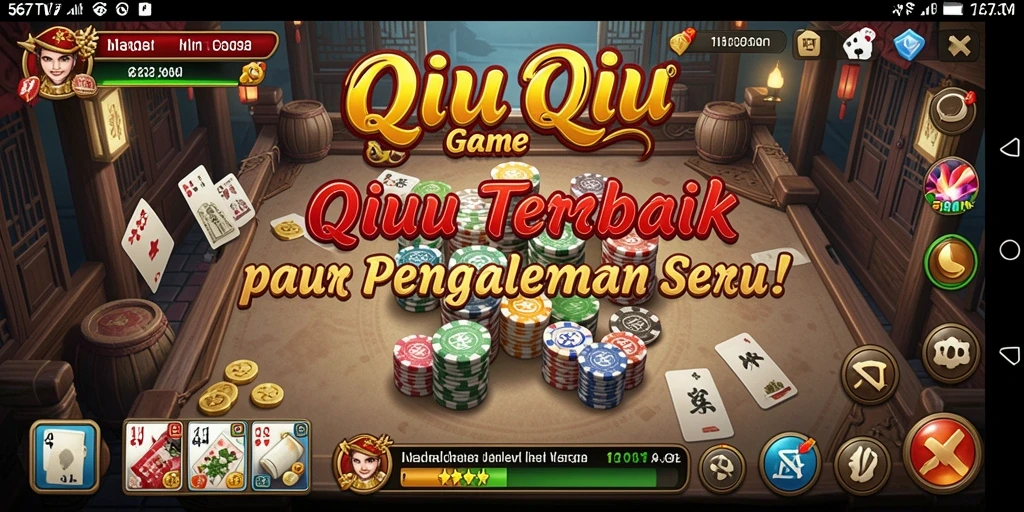 Screenshot gameplay QiuQiu yang seru dan menantang.