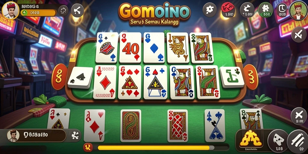 Tampilan gameplay seru dari game Domino 8G8G.