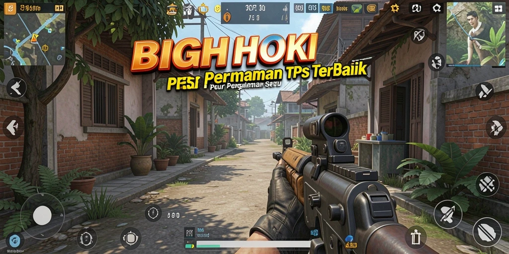 Tampilan gameplay mendebarkan dari BIGHOKI yang penuh aksi.