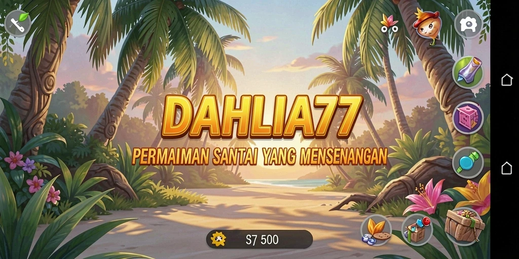 Screenshot dari gameplay DAHLIA77 yang penuh warna dan menarik.