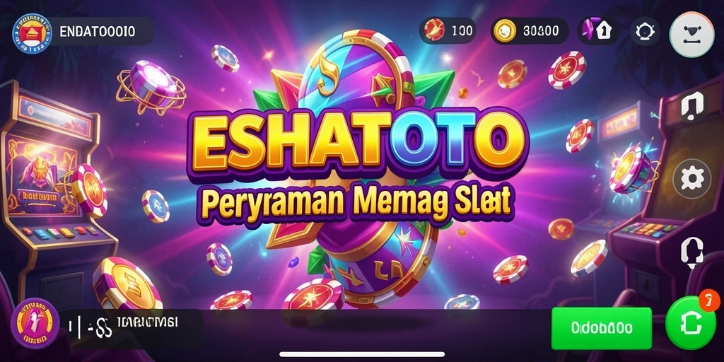 Gameplay seru ESHATOTO dengan berbagai simbol Slot.
