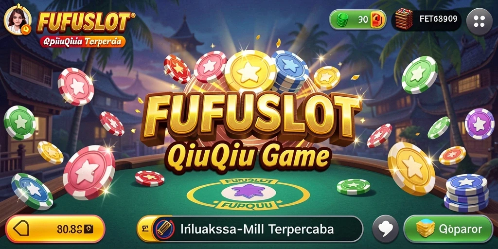 Screenshot FUFUSLOT menunjukkan gameplay seru QiuQiu.