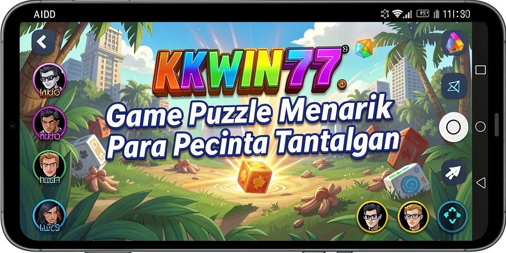 Tampilan Gameplay Puzzle KKWIN777 yang seru dan menantang.