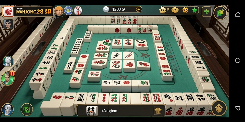 Tampilan gameplay menarik dan mendebarkan dari MAHJONG288.