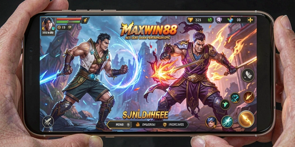 Tampilan gameplay seru dan mendebarkan dalam MAXWIN88.