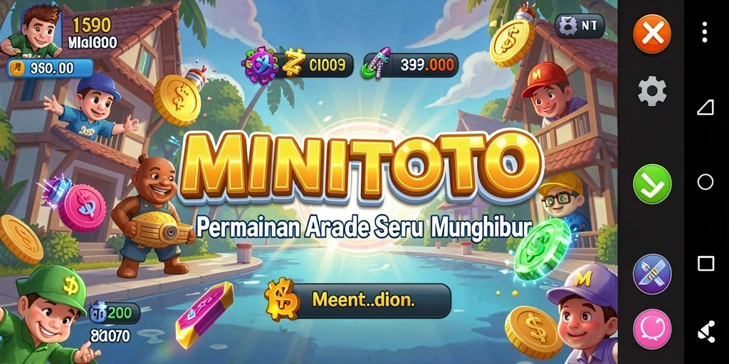 Tangkapan layar gameplay menampilkan aksi seru MINITOTO.