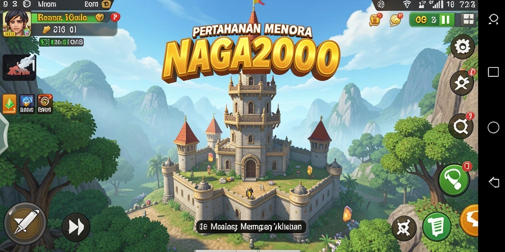Gameplay menara pertahanan yang intens dan menegangkan.