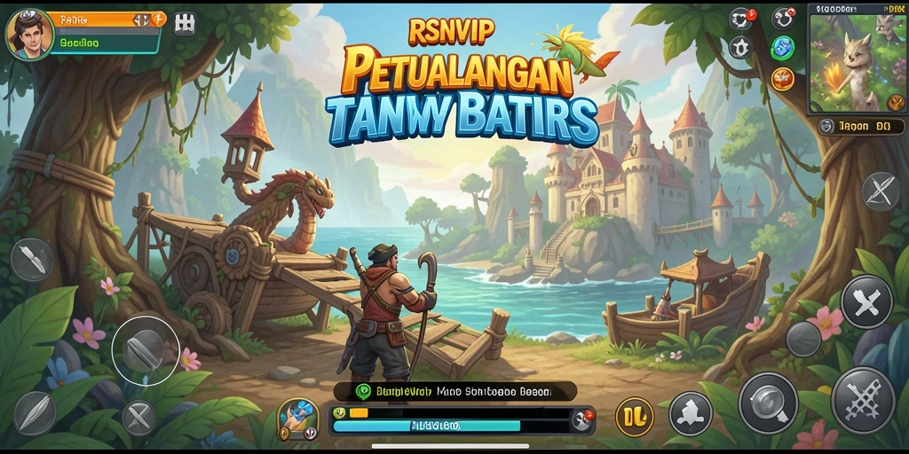 Screenshot utama RSNVIP menampilkan aksi gameplay yang mendebarkan.