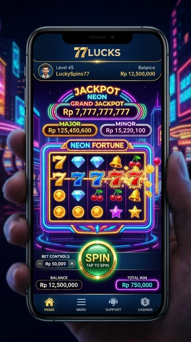 Pengguna dapat dengan cepat menemukan aplikasi favorit di 77lucks.